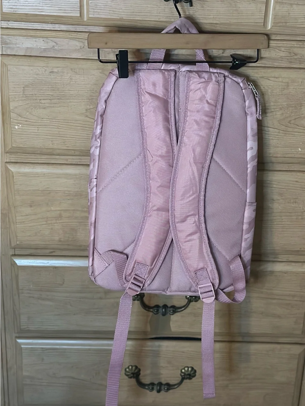 Pink Camouflage Wide Mouth Cargo Backpack - Unisex Large Weekend Bag